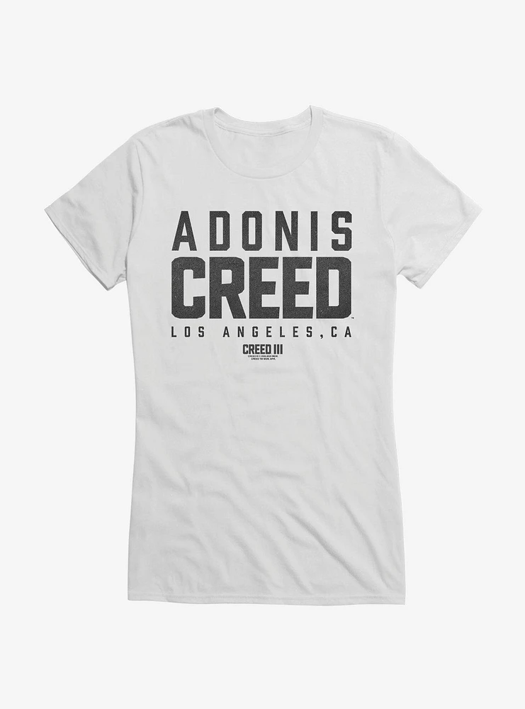 Creed III Adonis Los Angeles Girls T-Shirt