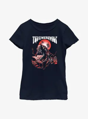 Marvel Studios' Special Presentation: Werewolf By Night Man-Thing and His Dog Youth Girls T-Shirt