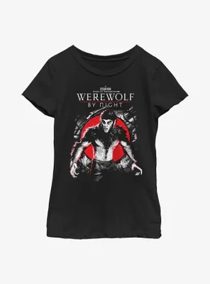 Marvel Studios' Special Presentation: Werewolf By Night Wolfman Jack Russell Youth Girls T-Shirt