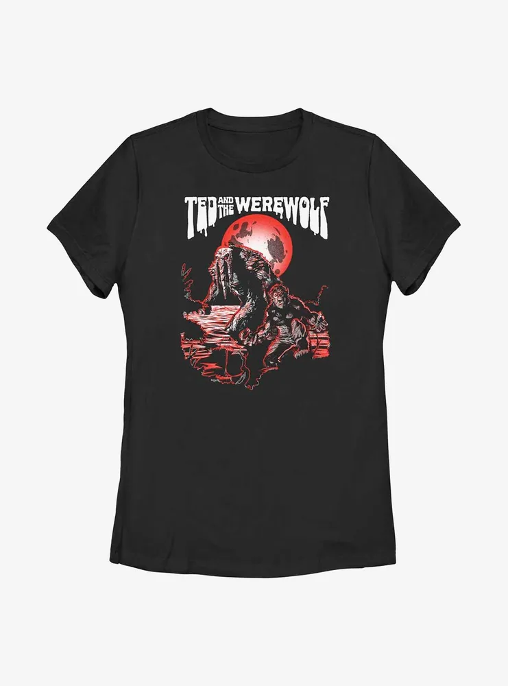 Marvel Studios' Special Presentation: Werewolf By Night Man-Thing and His Dog Womens T-Shirt