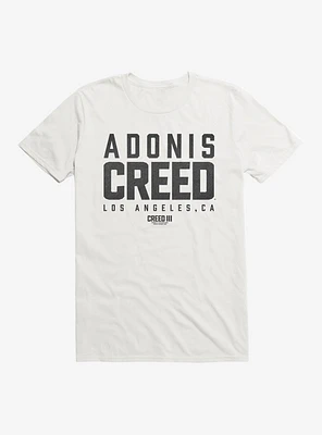 Creed III Adonis Los Angeles T-Shirt