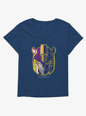 Transformers Bumblebee Head Icon Girls T-Shirt Plus
