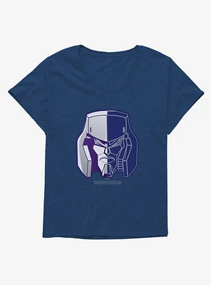 Transformers Megatron Head Icon Girls T-Shirt Plus