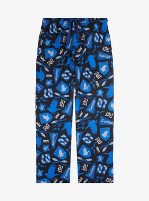 Harry Potter Ravenclaw Quidditch Allover Print Plus Sleep Pants - BoxLunch Exclusive