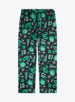 Harry Potter Slytherin Quidditch Allover Print Sleep Pants - BoxLunch Exclusive