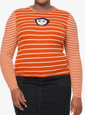 Coraline Stripe Girls Baby Long-Sleeve Top Plus