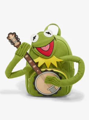 Her Universe Disney The Muppets Kermit The Frog With Banjo Corduroy Mini Backpack