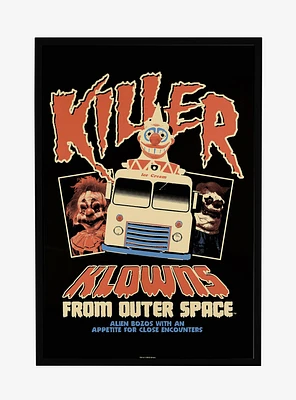 Killer Klowns From Outer Space Vintage Framed Poster