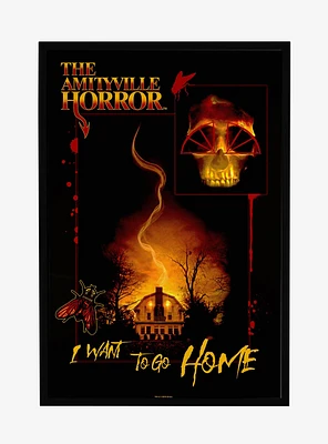 The Amityville Horror I Want To Go Home Framed Poster
