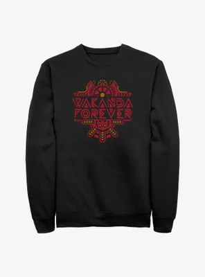 Marvel Black Panther: Wakanda Forever Intricate Logo Sweatshirt