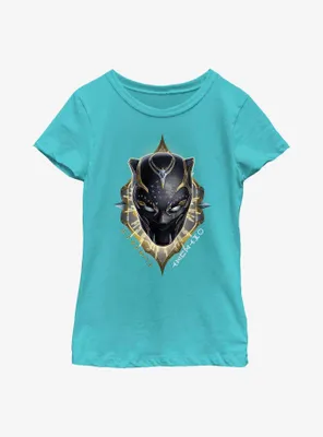 Marvel Black Panther: Wakanda Forever Shuri Emblem Youth Girls T-Shirt