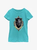 Marvel Black Panther: Wakanda Forever Shuri Emblem Youth Girls T-Shirt