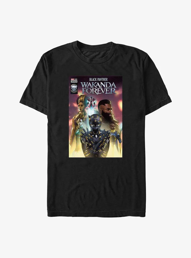 Marvel Black Panther: Wakanda Forever Shuri Comic Cover Poster T-Shirt