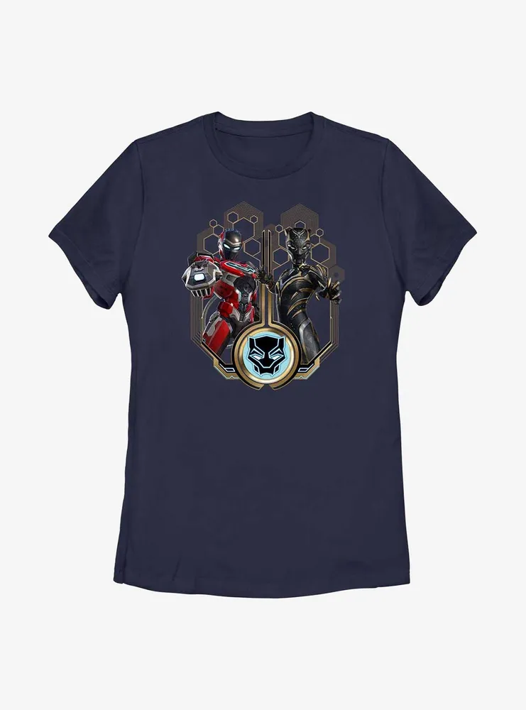 Marvel Black Panther: Wakanda Forever Ironheart & Shuri Badge Womens T-Shirt