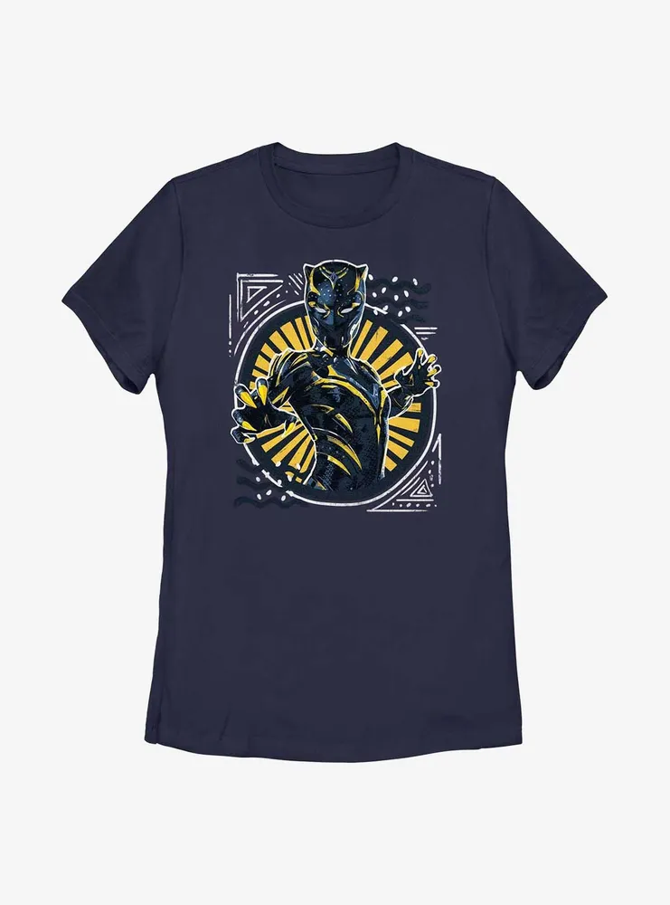 Marvel Black Panther: Wakanda Forever Painted Shuri Badge Womens T-Shirt