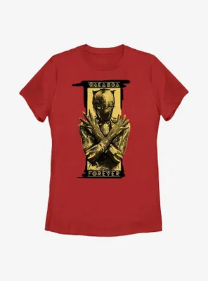 Marvel Black Panther: Wakanda Forever Shuri Salute Badge Womens T-Shirt