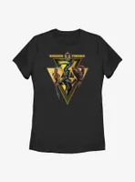 Marvel Black Panther: Wakanda Forever Warrior Heroes Badge Womens T-Shirt