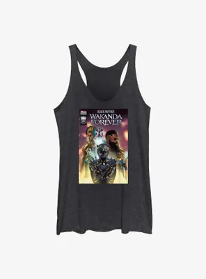 Marvel Black Panther: Wakanda Forever Shuri Comic Cover Poster Womens Tank Top