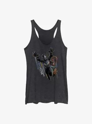 Marvel Black Panther: Wakanda Forever Warriors Take Action Womens Tank Top