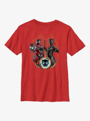 Marvel Black Panther: Wakanda Forever Ironheart & Shuri Badge Youth T-Shirt