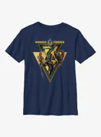 Marvel Black Panther: Wakanda Forever Warrior Heroes Badge Youth T-Shirt