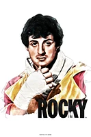 Rocky Drawing Portrait Poster
