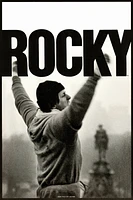 Rocky Steps Pose Poster