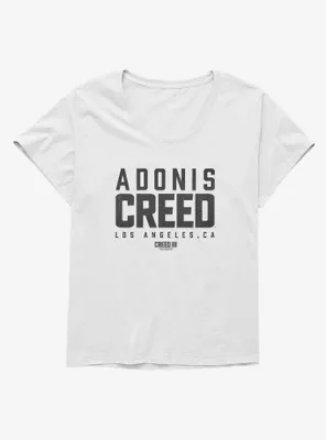 Creed III Adonis Los Angeles Womens T-Shirt Plus