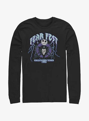 Disney The Nightmare Before Christmas Jack Fear Fest 1993 Long-Sleeve T-Shirt