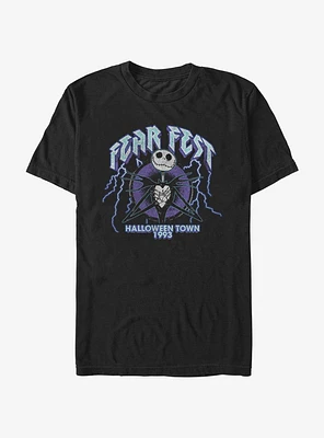 Disney The Nightmare Before Christmas Jack Fear Fest 1993 T-Shirt