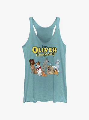 Disney Oliver & Company Who Let The Dogs Out Girls Tank