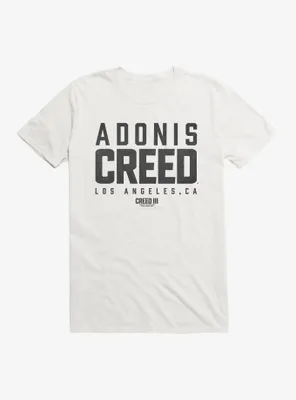 Creed III Adonis Los Angeles T-Shirt