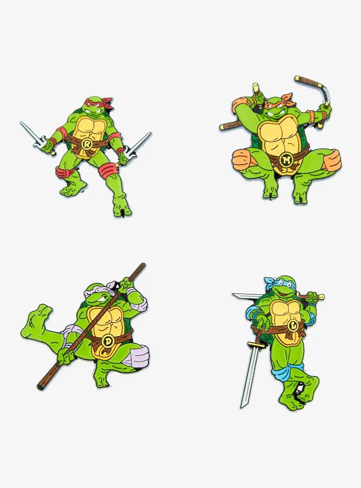 Teenage Mutant Ninja Turtles Character Portraits Enamel Pin Set