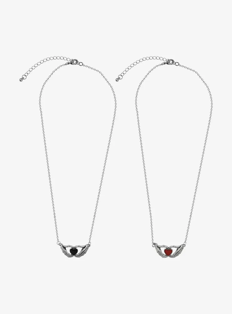 Best Friends Glitter Heart Tattoo Choker Necklaces - 2 Pack  Tattoo choker  necklace, Red choker necklace, Tattoo choker