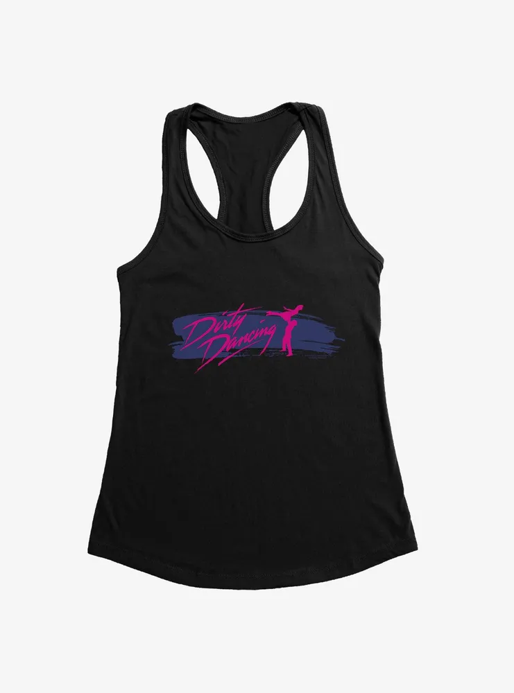 Dirty Dancing Brush Stroke Title Womens Tank Top