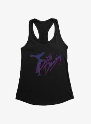 Dirty Dancing Lift Title Silohouette Womens Tank Top