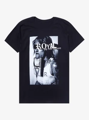 Royal And The Serpent Tongue Out Portrait T-Shirt