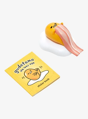 Gudetama Talking Lazy Egg Figure & Sticker Book