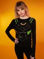 Her Universe Marvel Loki Sylvie Costume Girls Long-Sleeve Top