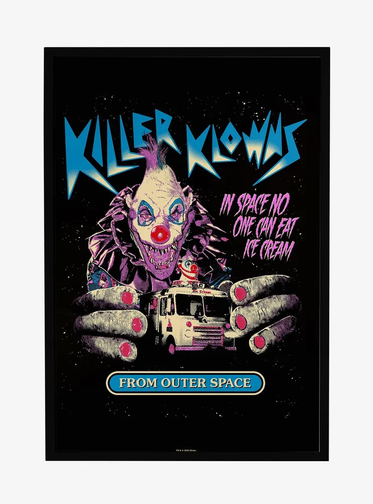 Killer Klowns From Outer Space Klownzilla Framed Poster