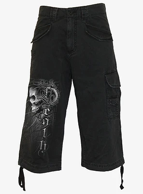 Death Forever Vintage Cargo Shorts