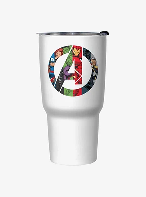 Marvel Avengers Heroes Icon Travel Mug