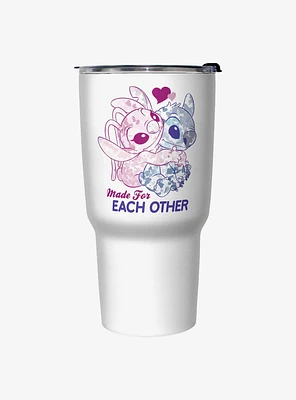 Disney Lilo & Stitch Angel and Stitch Made For Each Other Travel Mug