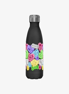 Disney Mickey Mouse Candy Hearts Water Bottle