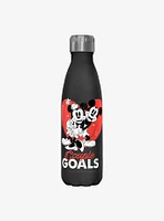 Disney Mickey Mouse Mickey and Minnie Couple Goals Water Bottle