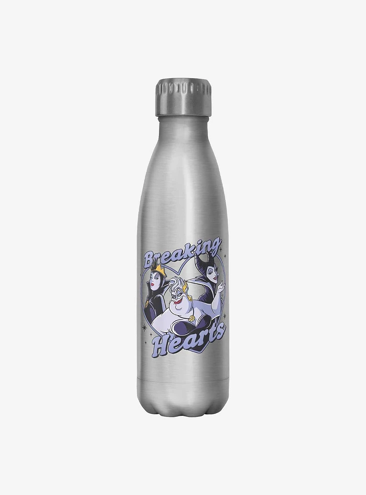 Disney Villains Breaking Hearts Water Bottle