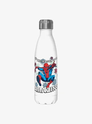 Marvel Tis The Season To Be Amazing Spider-Man Water Bottle