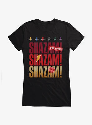 DC Comics Shazam!: Fury Of The Gods We Are Power Girls T-Shirt