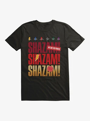 DC Comics Shazam!: Fury Of The Gods We Are Power T-Shirt