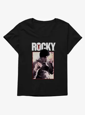 Rocky Fighting Stance Womens T-Shirt Plus